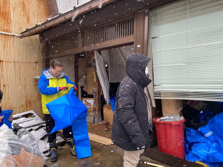 出馬を決めた能登地震